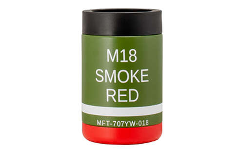 Misc. Accessories Mission First Tactical M18 Red Smoke Drinkware MFT M18 RED SMOKE CAN COOLER 12OZ • Model: M18 Red Smoke Drinkware